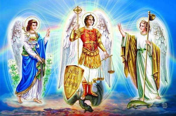 Oração poderosa aos três Arcanjos de Deus