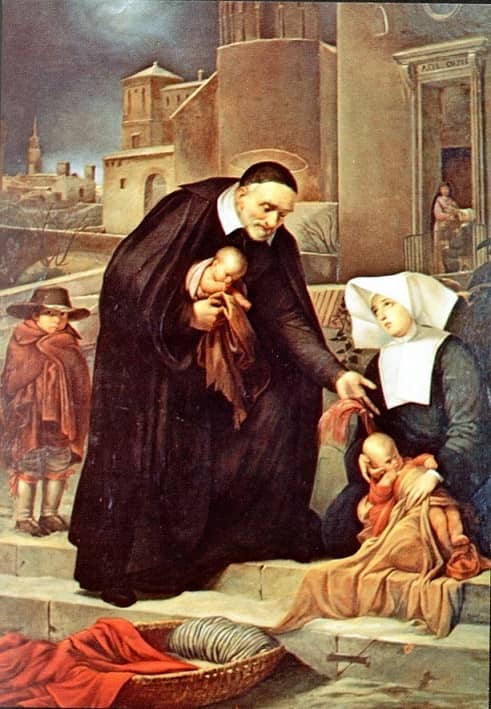 Padre São Vicente de Paulo Caridade