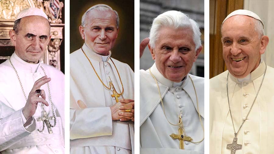 10 últimos Papas Católicos