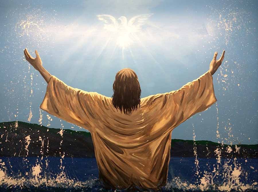 onde o batismo com Espírito Santo está na bíblia sagrada